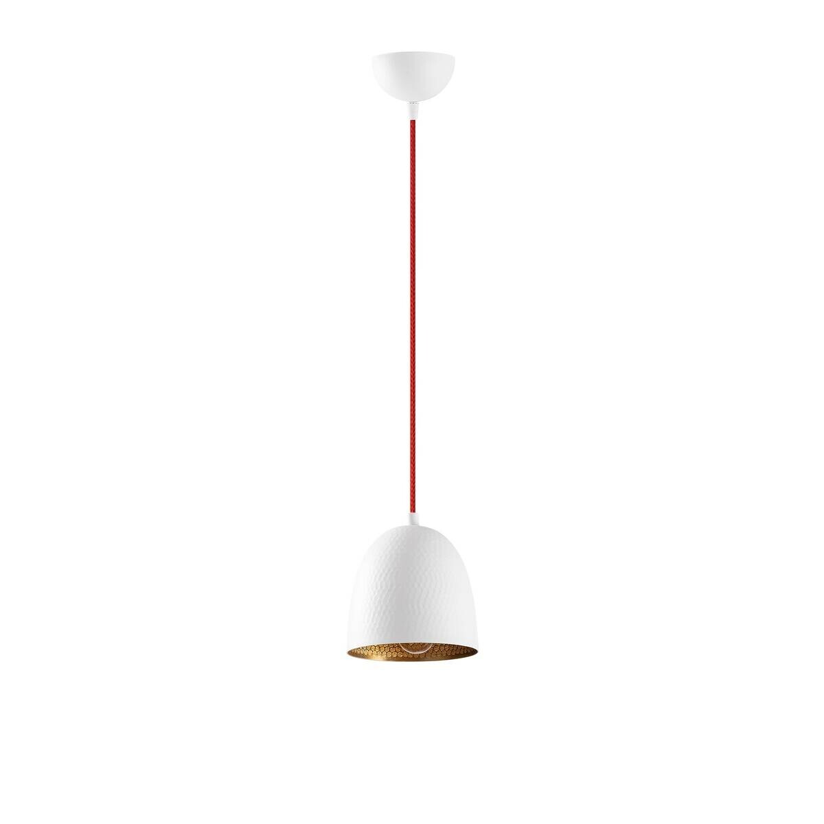 Opviq Pendelleuchte weiß rot B/H/T: ca. 16x113x16 cm E27 1 Brennstellen