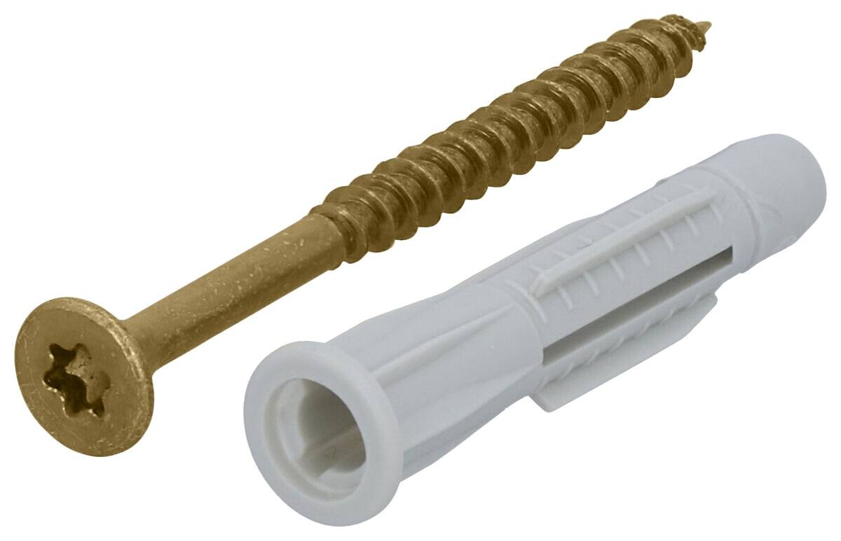 Dübel und Schrauben 140 tlg.