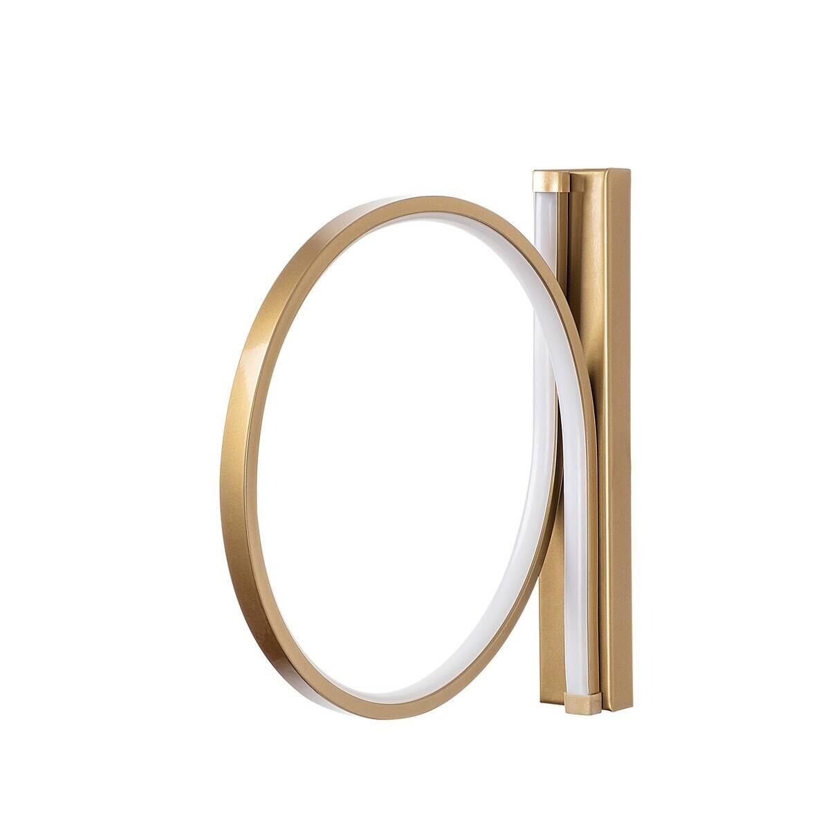 Opviq LED-Wandleuchte gold B/H/T: ca. 30x30x50 cm