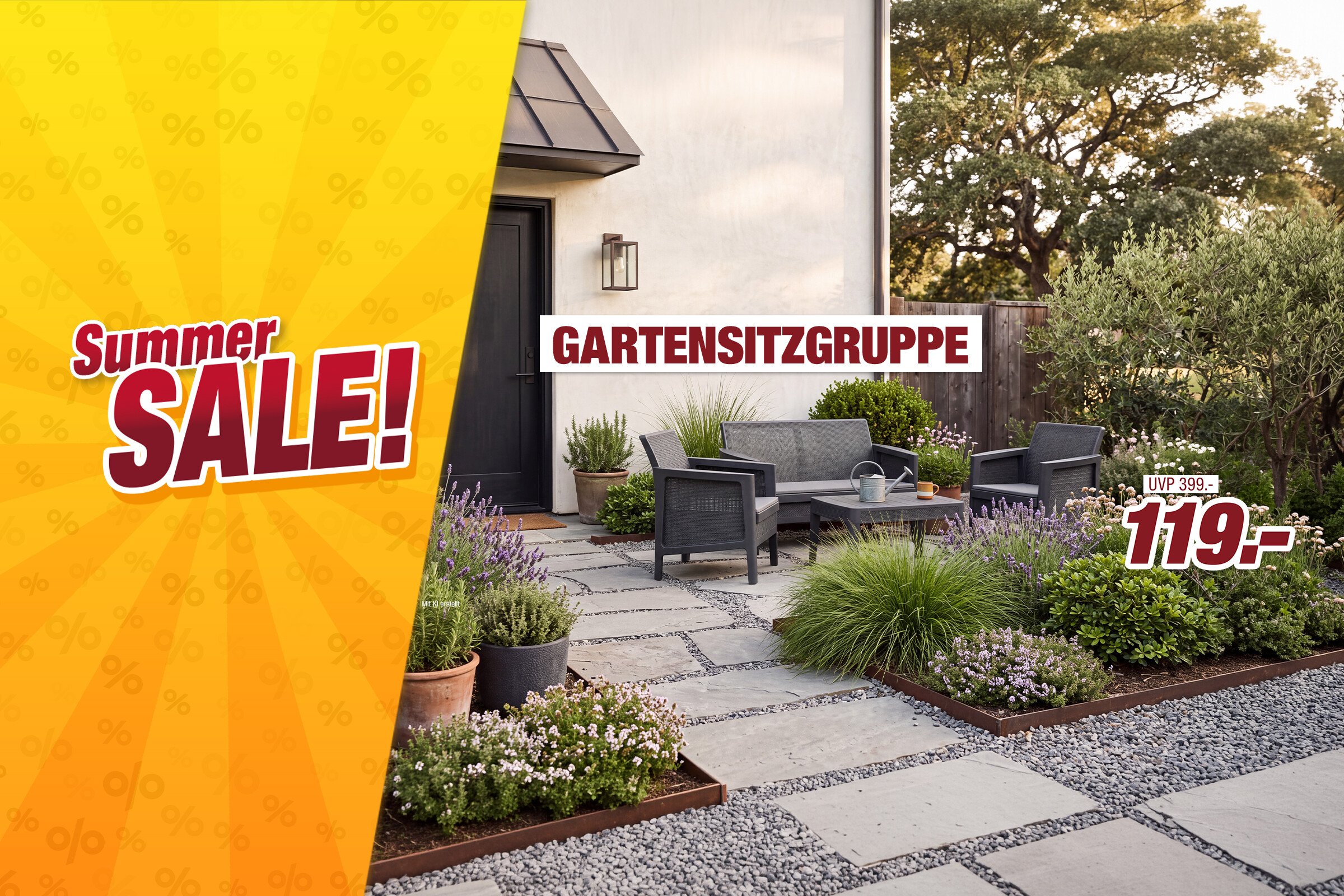 Unsere Werbe Highlights - Gartensitzgruppe