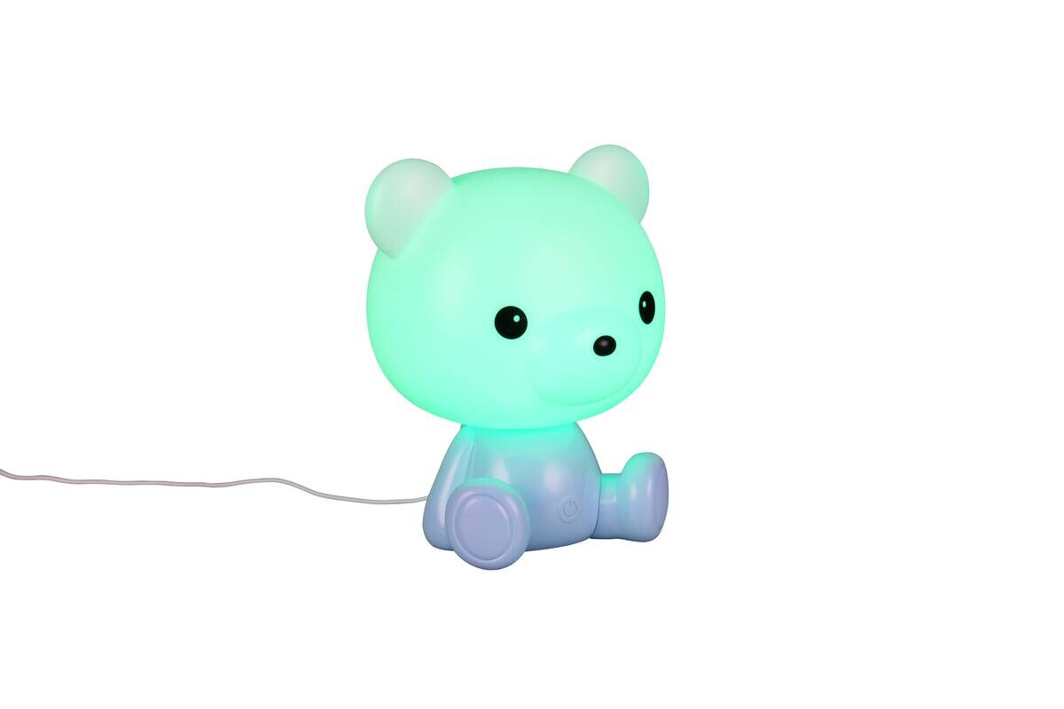 Reality LED Tischleuchte CUTIE blau Kunststoff B/H/T: ca. 21x25,5x19 cm 1 Brennstellen
