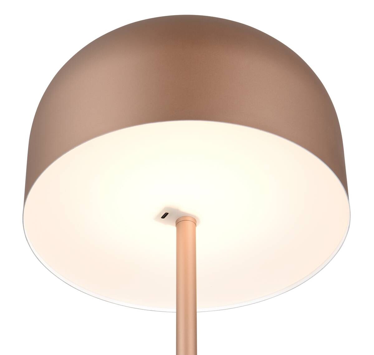 Reality Stehlampe JEFF kaffee Metall H: ca. 147 cm 1 Brennstellen