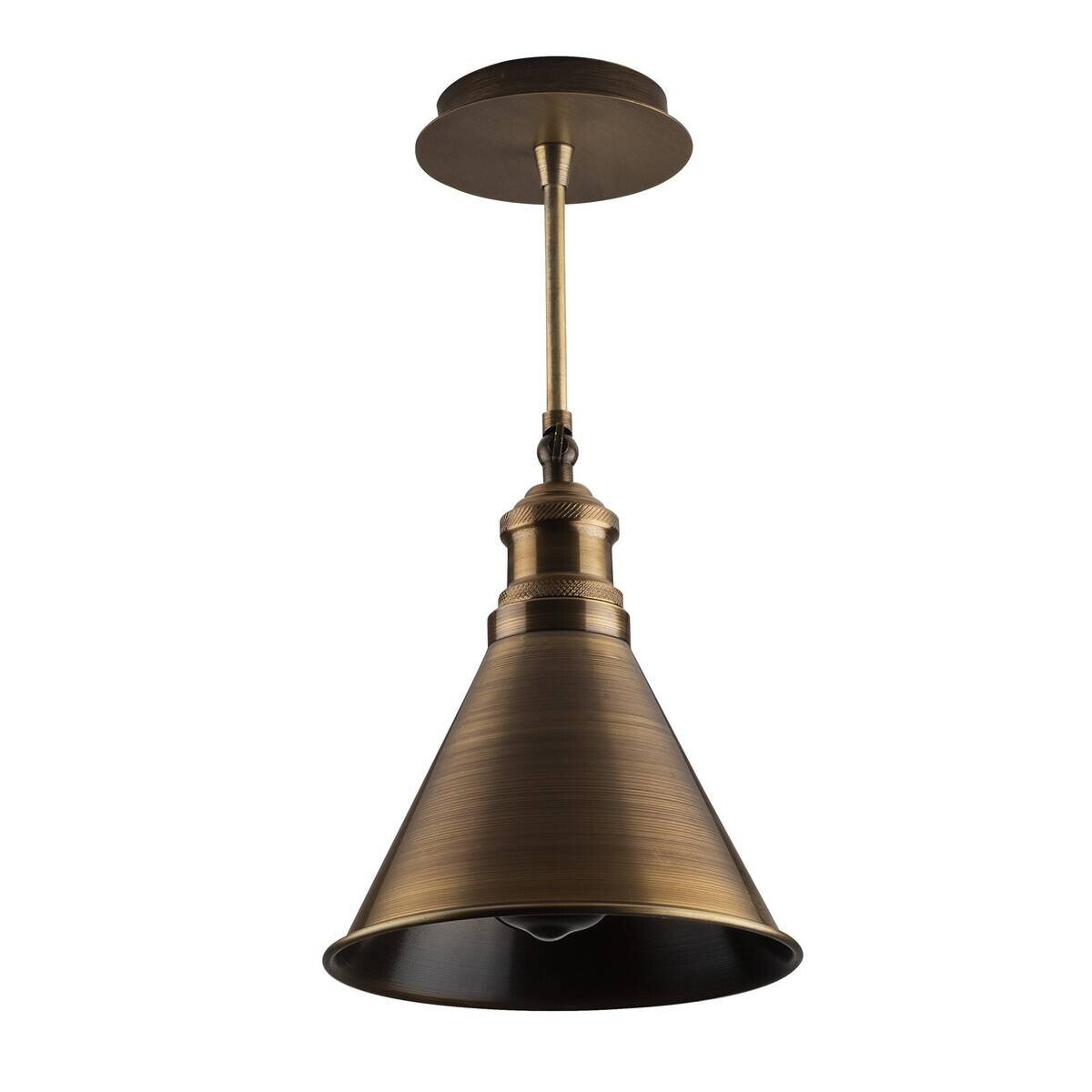Opviq Pendelleuchte messing B/H/T: ca. 20x40x20 cm E27 1 Brennstellen