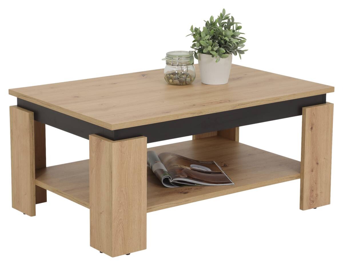 Couchtisch TIM II Eiche dunkel B/H/T: ca. 90x41x60 cm