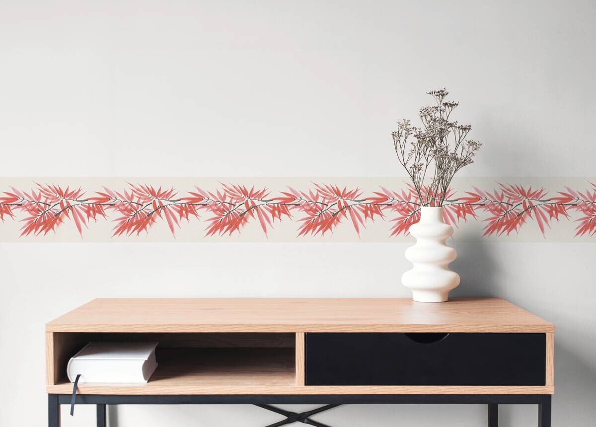 A.S.Creation Bordüre weiß rot schwarz B/H/D: ca. 17x500x6,8 cm