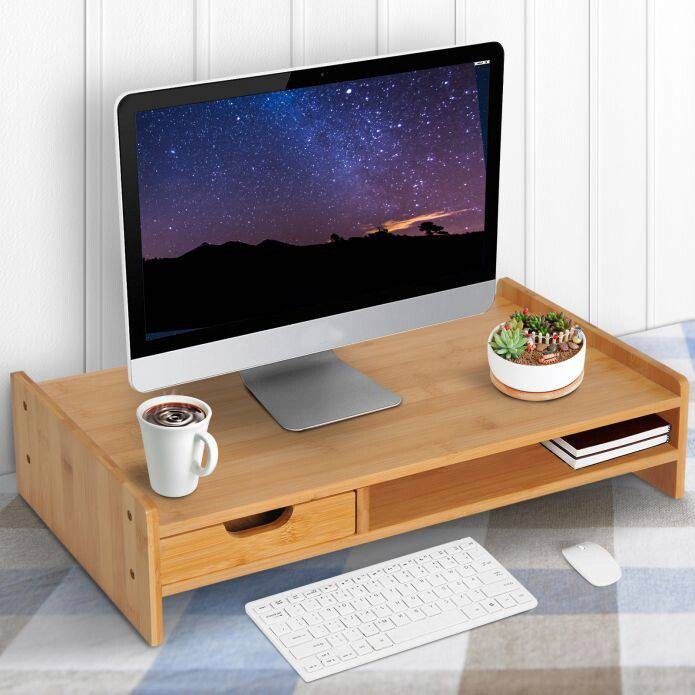 HOMCOM Monitorständer 920-042 920-042 natur