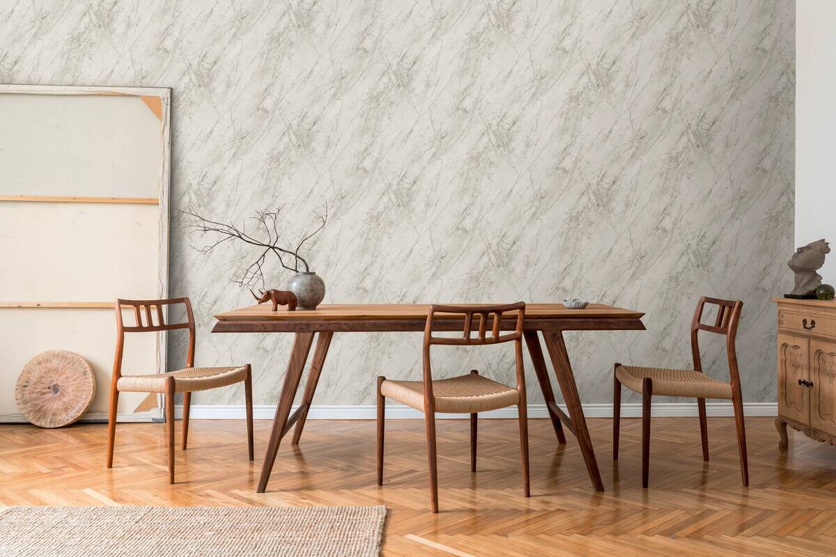 A.S.Creation Vliestapete grau B/H/D: ca. 53x1005x8,2 cm