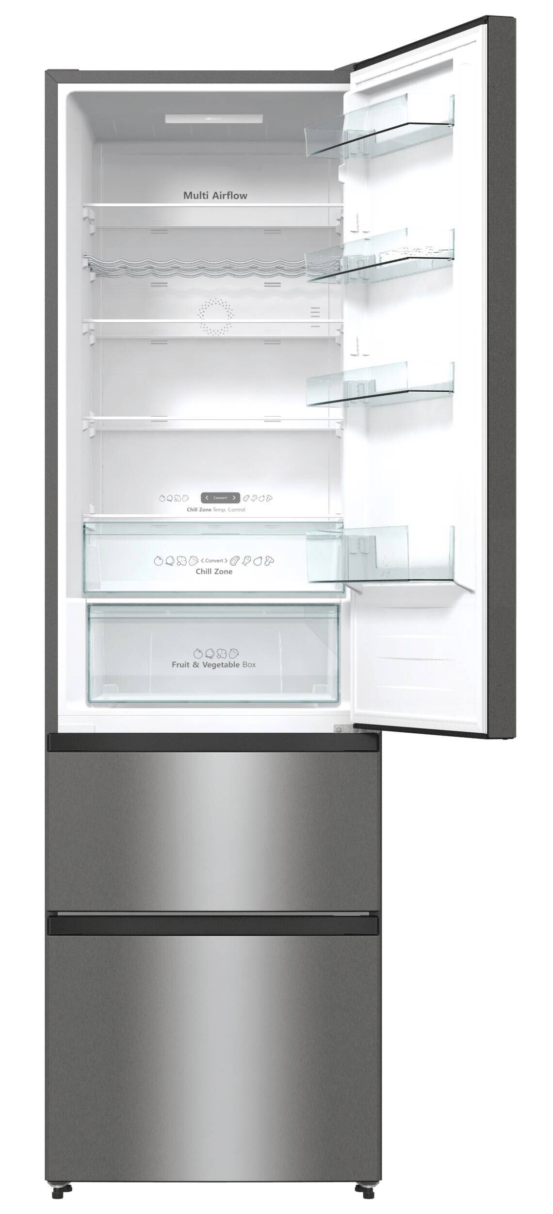 Hisense Kühl-/Gefrierkombination RM469N4ACD Silbergrau