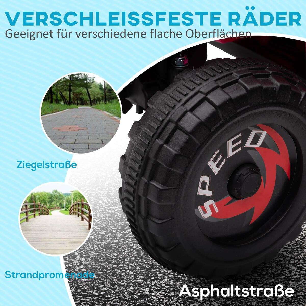 HOMCOM Elektroauto für Kinder rosa B/H/L: ca. 41,5x48,5x70 cm