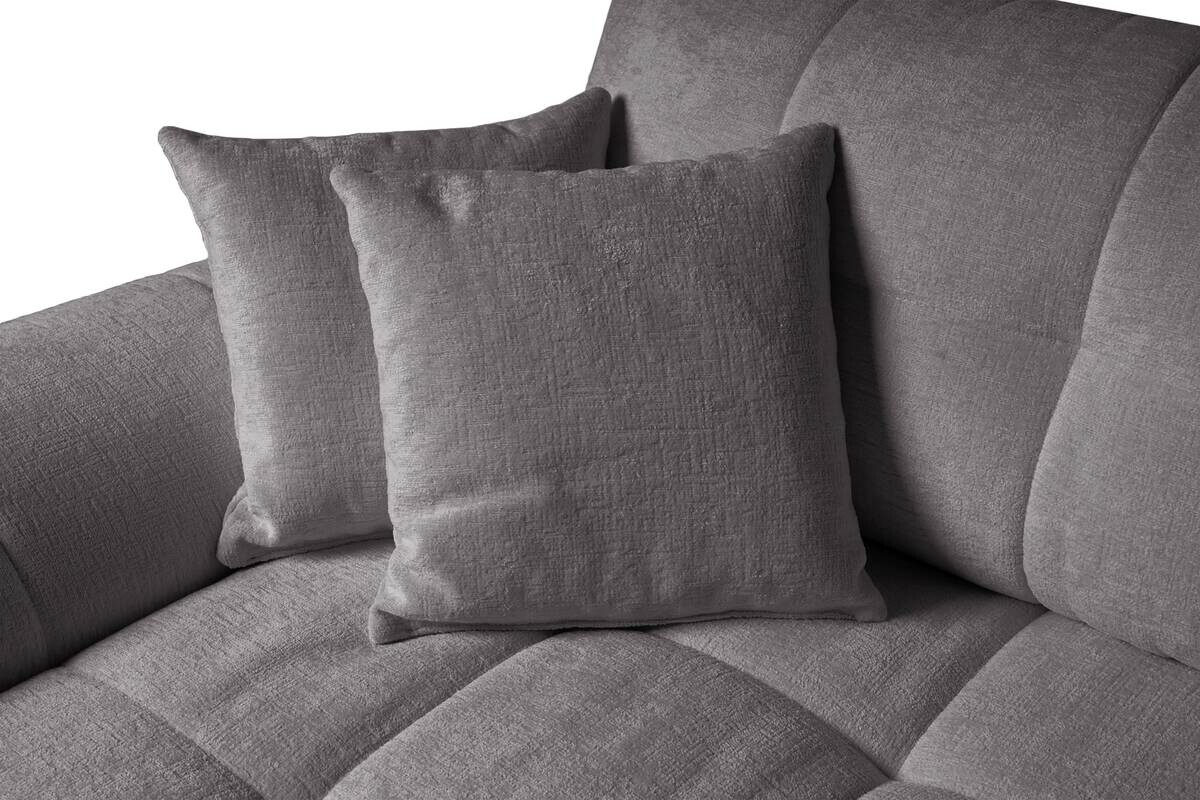 Big Sofa Tema dunkelgrau Microfaser B/H/T: ca. 144x70x183 cm