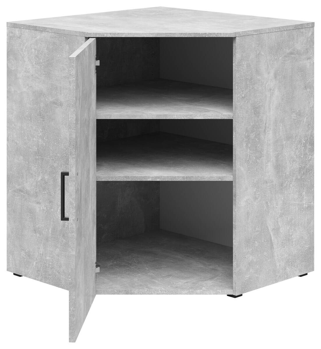 Schrank Multi-Stauraum Typ 41 Beton Optik B/H/T: ca. 101x83x79 cm