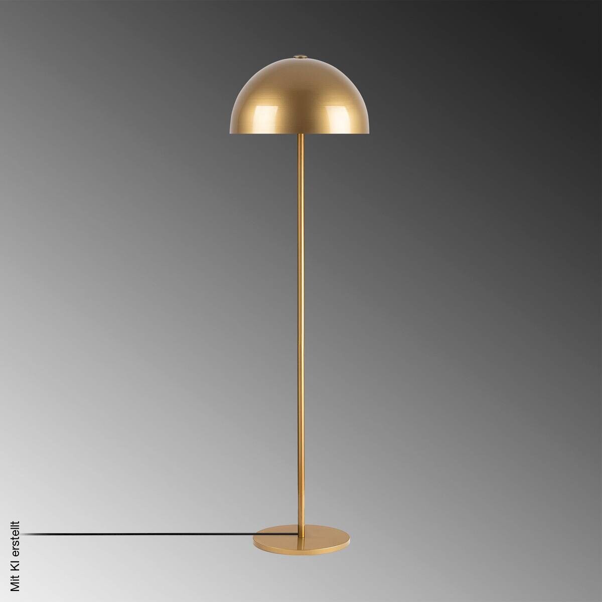 Opviq Stehlampe gold B/H/T/L/D: ca. 40x154x40x40x40 cm E27 1 Brennstellen