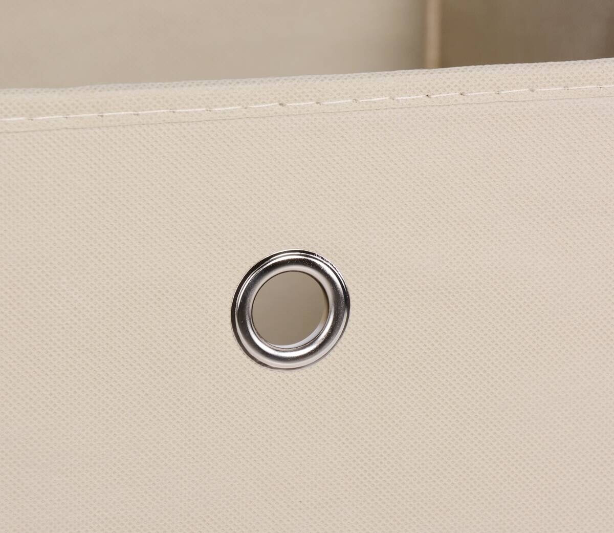 Stoffbox beige B/H/T: ca. 32x32x32 cm