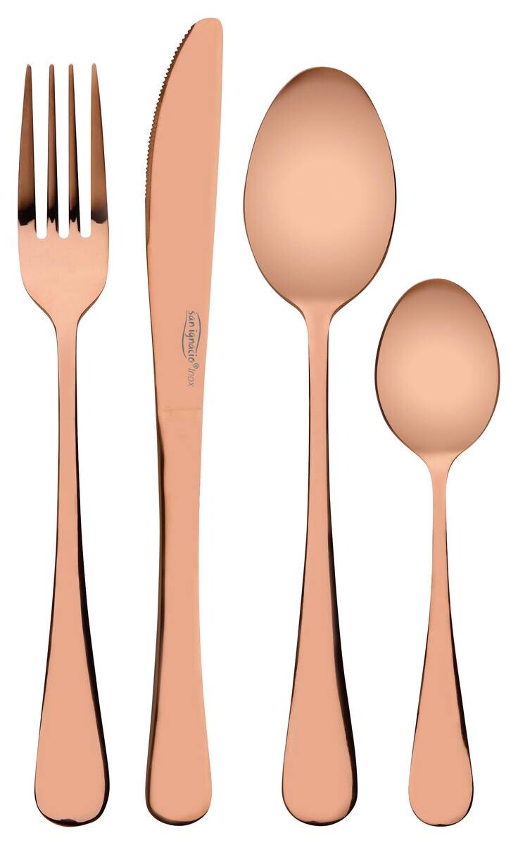SAN IGNACIO Besteckset MUNICH rosa Edelstahl 24 tlg