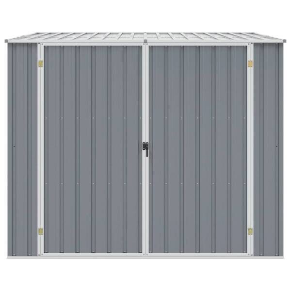 vidaXL Gerätehaus grau B/H: ca. 196x160 cm