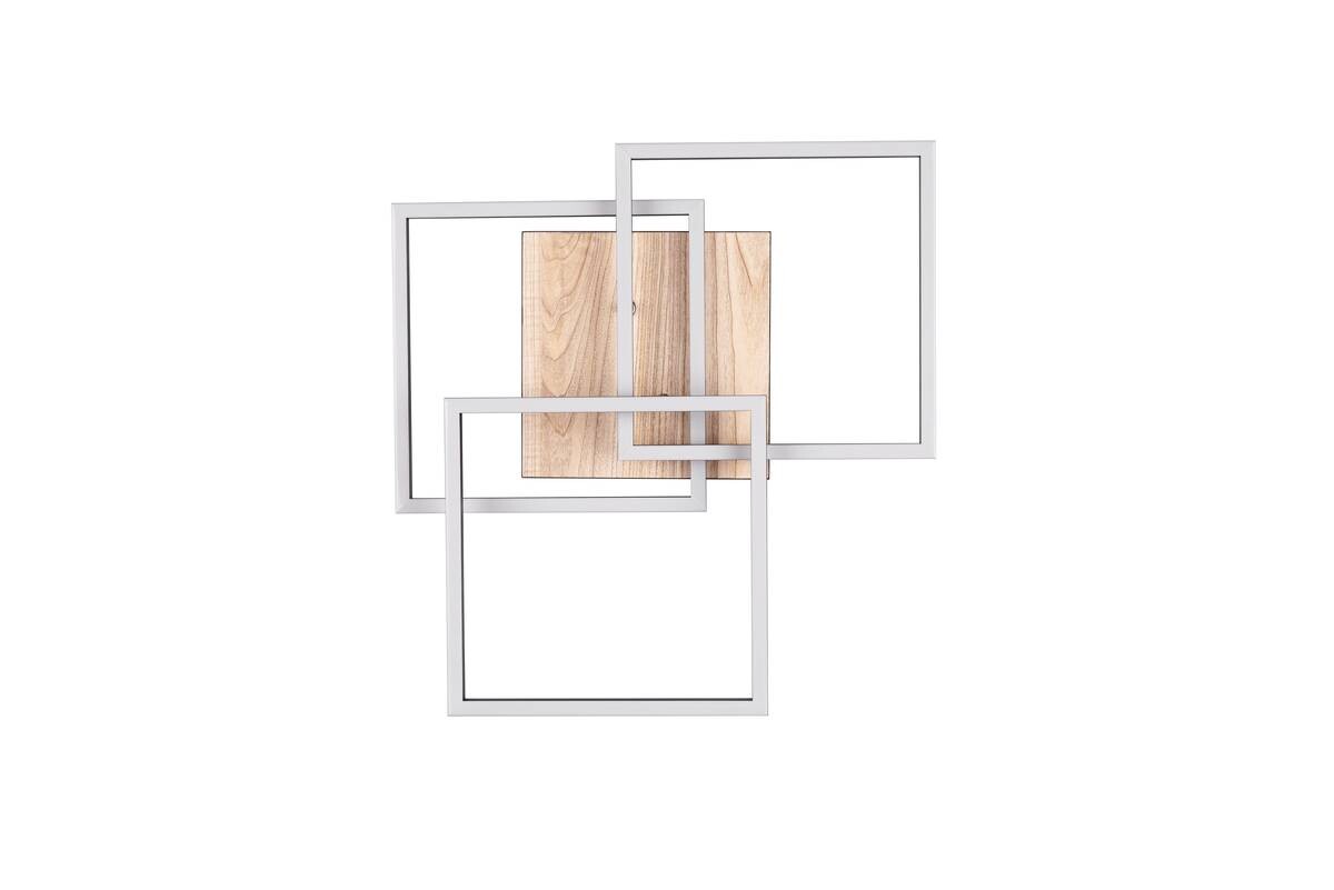 Reality LED-Deckenleuchte R62883135 Mobile schwarz Acryl Metall MDF B/H/T: ca. 39x10x42 cm 1 Brennstellen