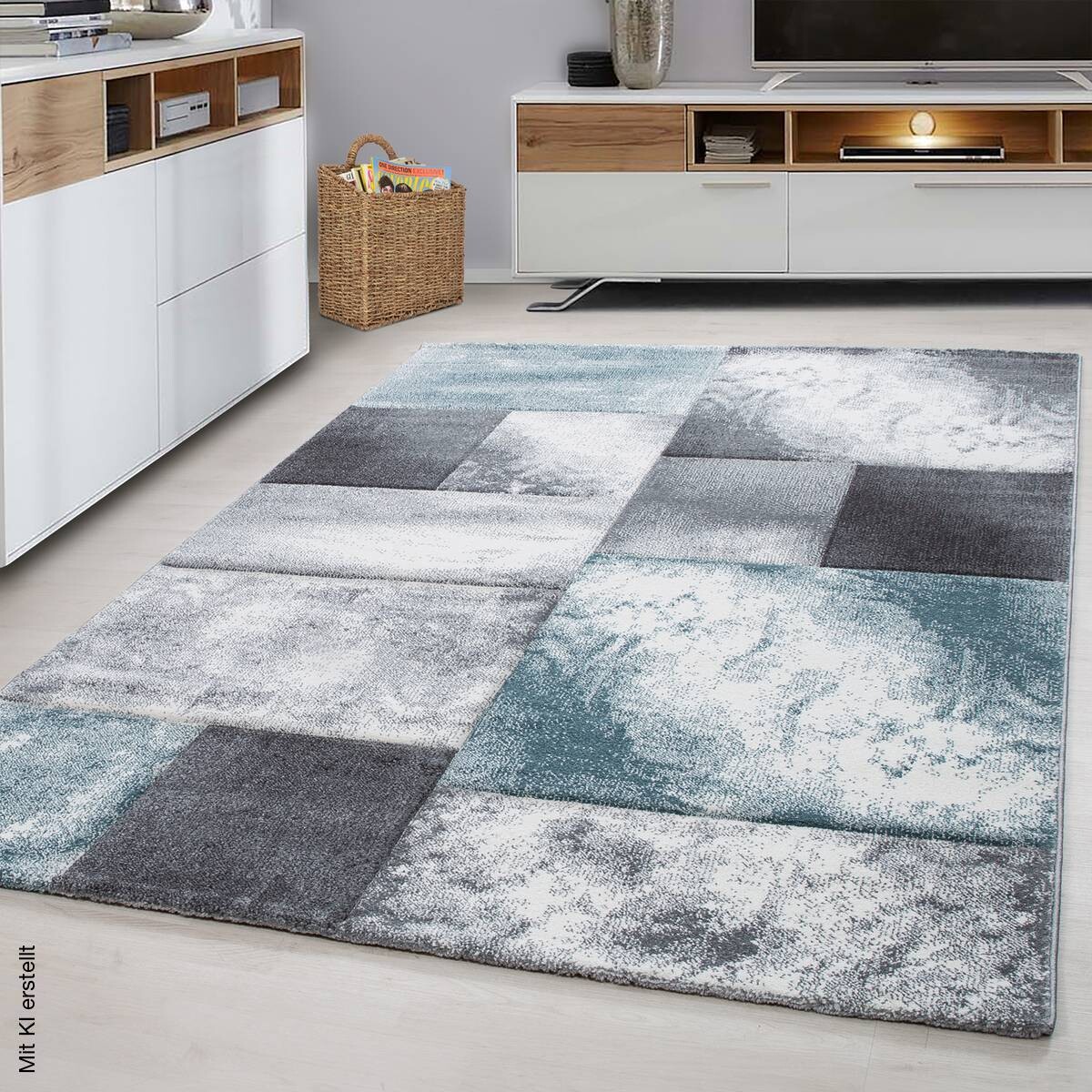 Ayyildiz Teppich HAWAII blau B/L: ca. 200x290 cm