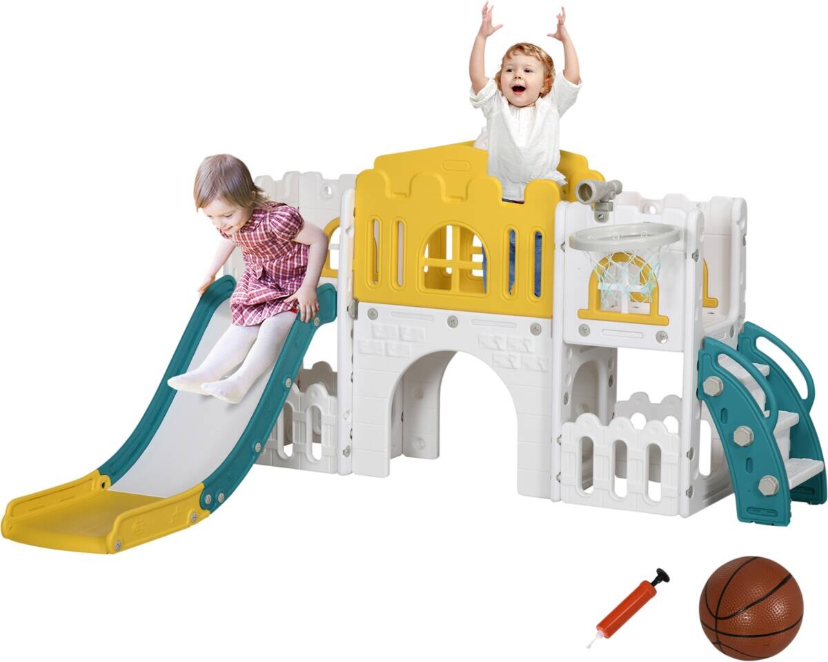 AIYAPLAY Kinderrutsche gelb B/H/L: ca. 177x99x178 cm