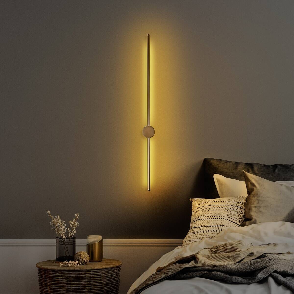 Opviq Wandleuchte Sword-13487 gold B/H/T/L: ca. 7x10x7x91 cm
