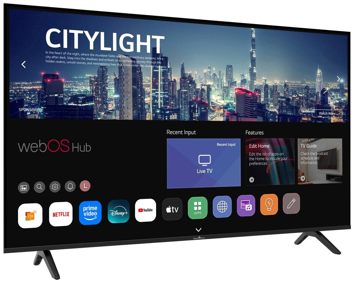 Smart-Tech LED-TV 55UW02K B/H: ca. 123x77 cm