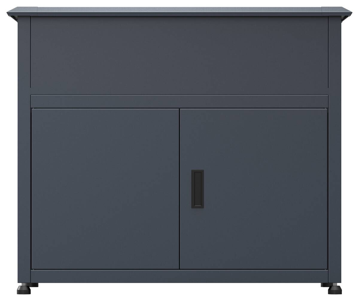 Westmann Hochbeet Plexa anthrazit Metall B/H/L: ca. 100x85x50 cm