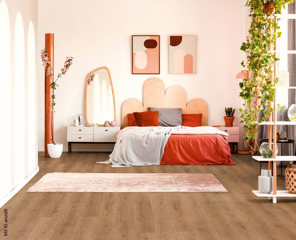 Laminatboden Trend Eiche natur ca. 2,131 m² B/L: ca. 19,3x138 cm pro Paket