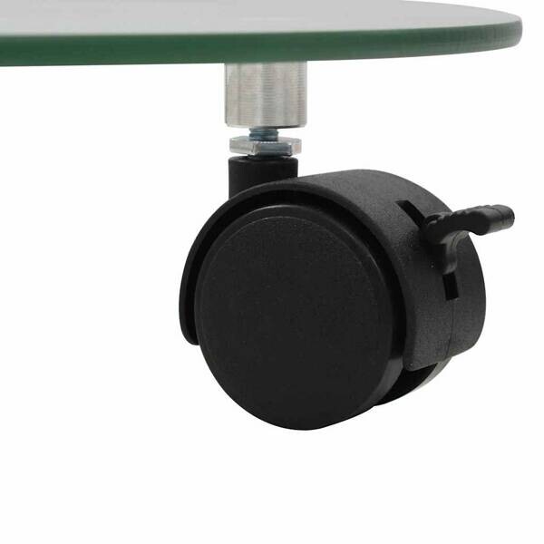 vidaXL Pflanzenroller klar Glas B/H/L: ca. 28x0,5x28 cm