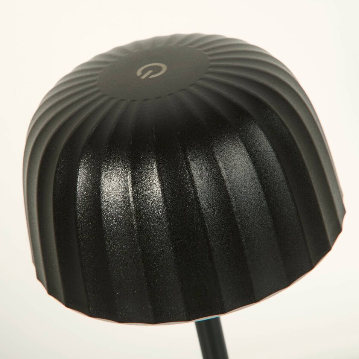 LED-Tischleuchte weiß schwarz B/H/L: ca. 10,8x27x10,8 cm