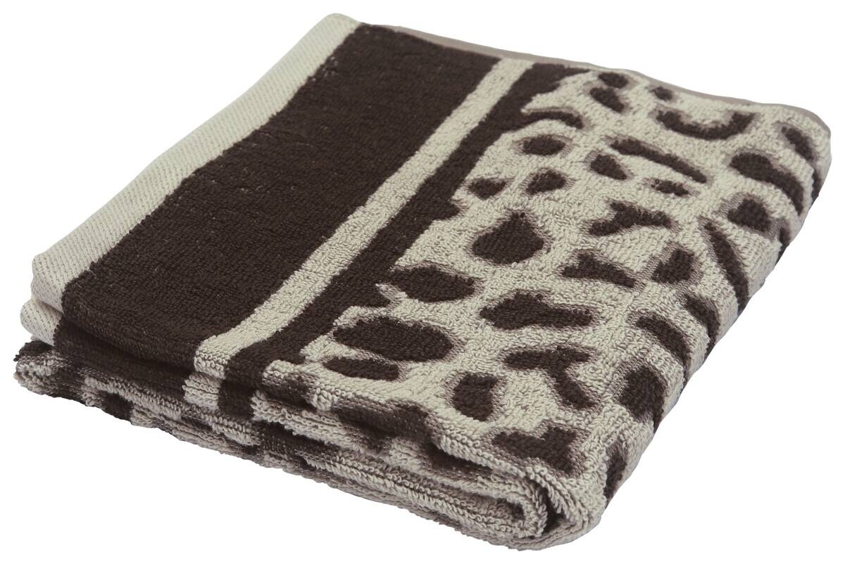 Handtuch braun Baumwolle B/L: ca. 50x100 cm