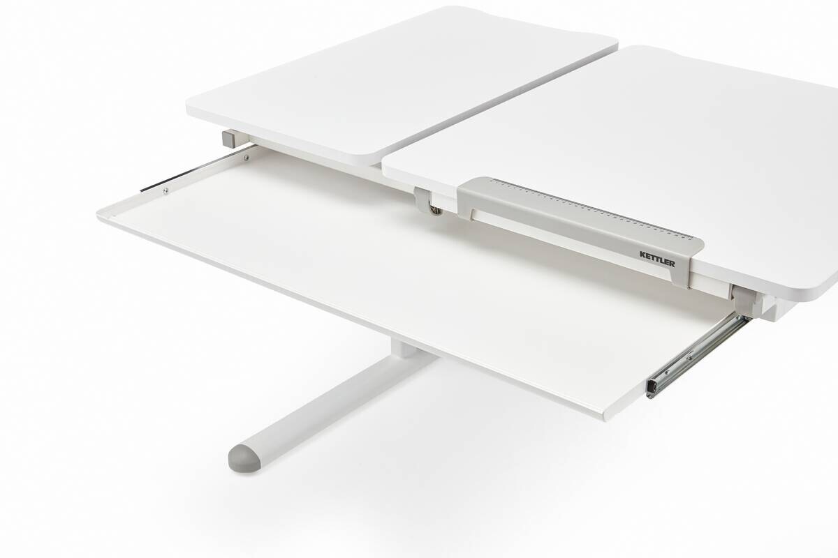 Kinderschreibtisch weiß B/H/T: ca. 110x54x72 cm