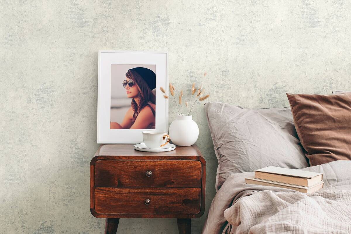 A.S.Creation Vliestapete grau silber weiß B/H/D: ca. 53x1005x9,2 cm