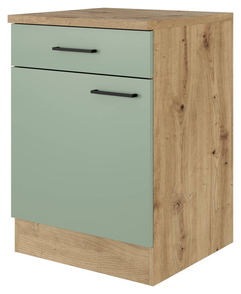 Flex-Well Unterschrank Cara grün B/H/T: ca. 60x85x60 cm