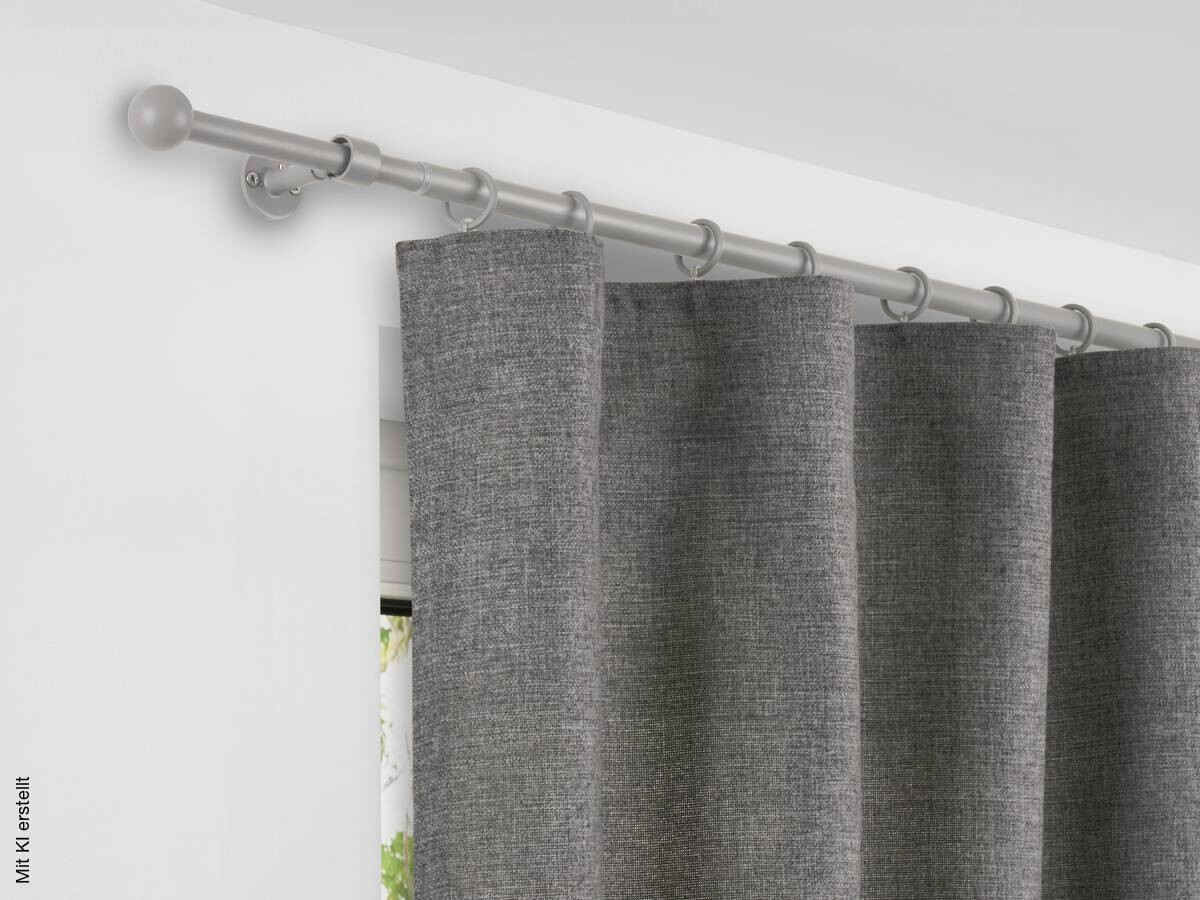 ondeco Stilgarnituren Cool-Gray Metall L: ca. 280 cm ausziehbar von ca. 160 bis 280 cm 1.0 Läufe