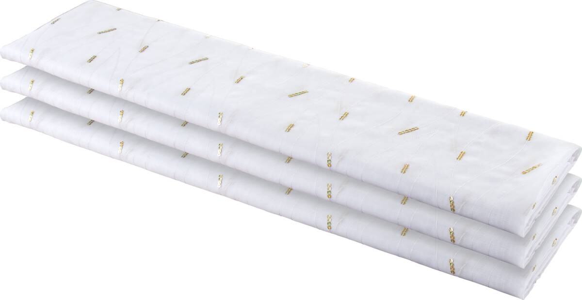 Store-Meterware Olga gold 100% Polyester H: ca. 280 cm