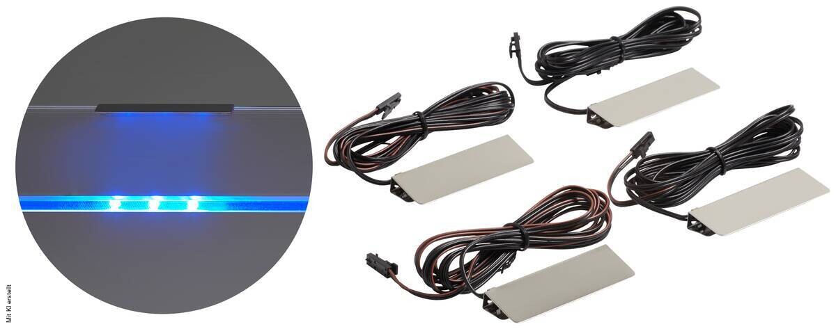 LED-Clips blau