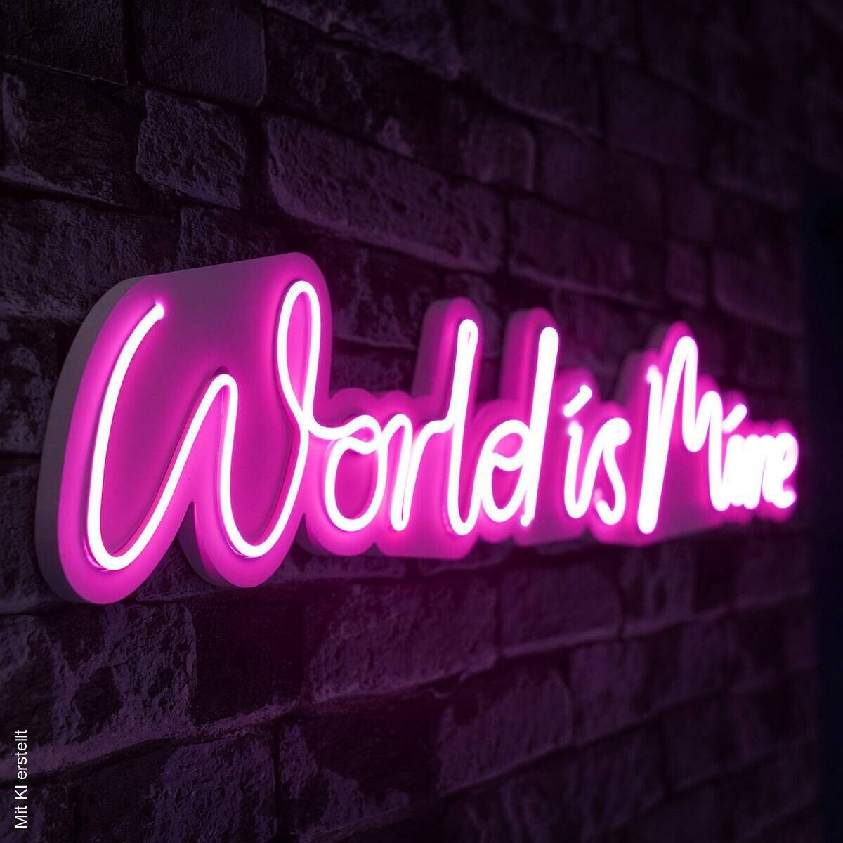 Opviq LED-Wandleuchte rosa PVC B/H/T/L: ca. 78x16x2x78 cm