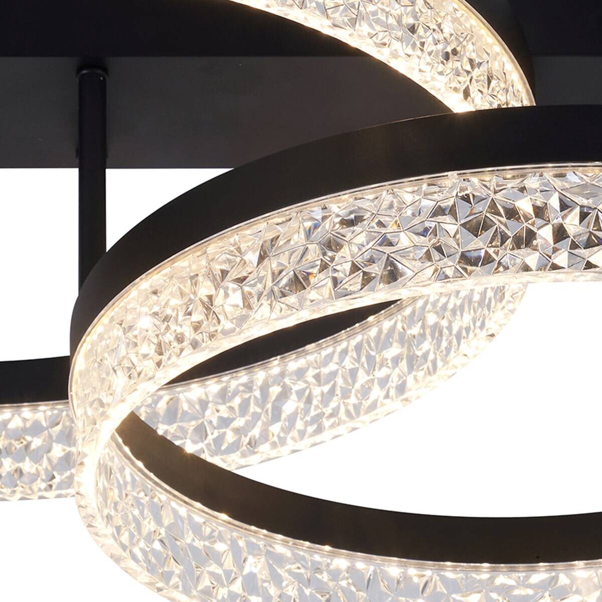 POCOline LED-Deckenleuchte Odett Metall Acryl B/H/L: ca. 50x20,5x72 cm