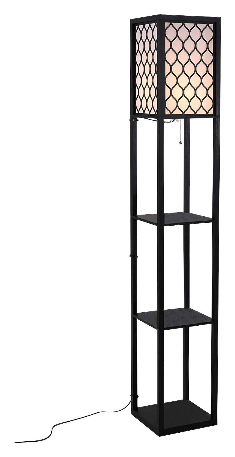 HOMCOM Stehlampe schwarz B/H/T: ca. 26x160x26 cm E27 1 Brennstellen