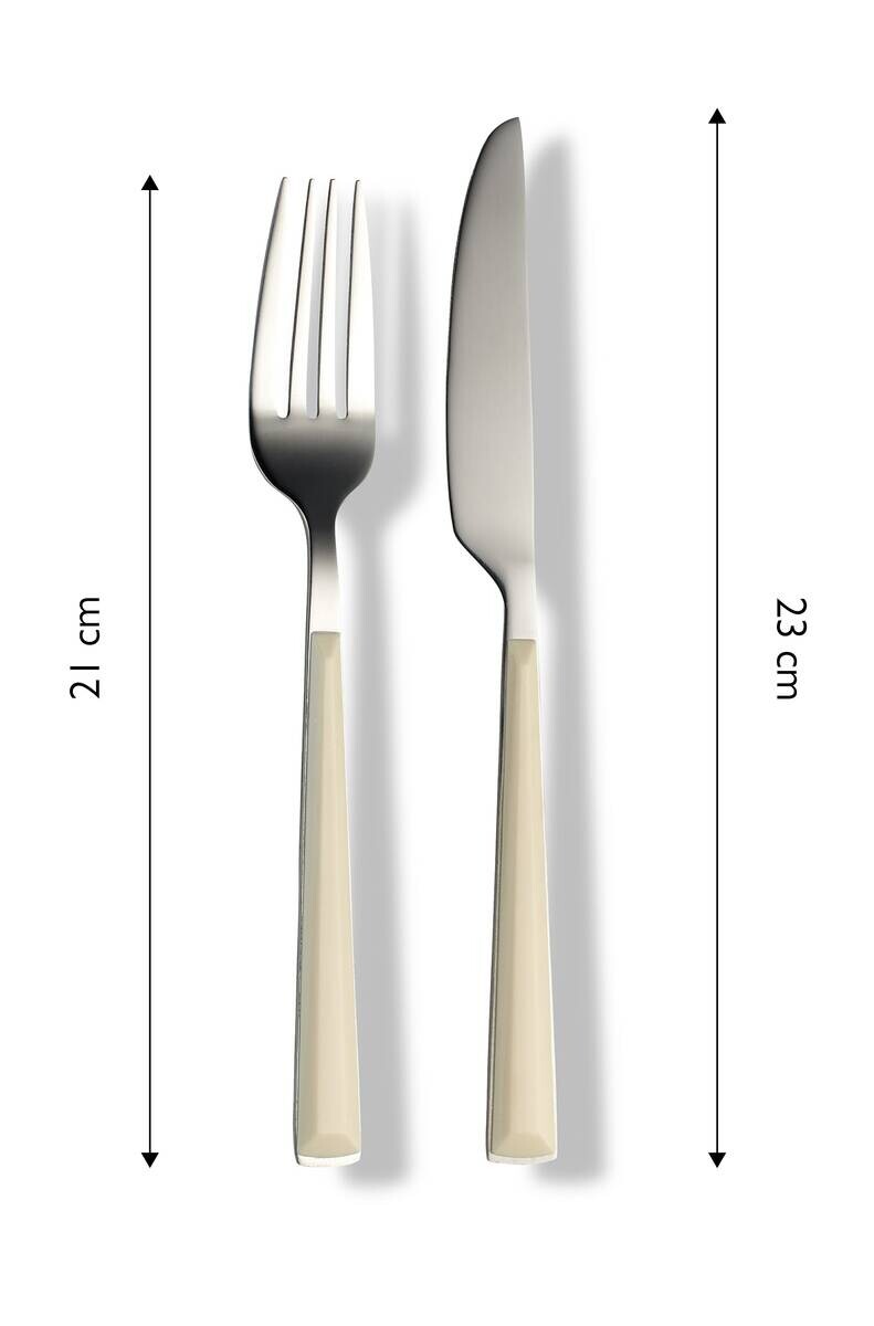 ECHTWERK Besteckset Basic creme Edelstahl 16 tlg.