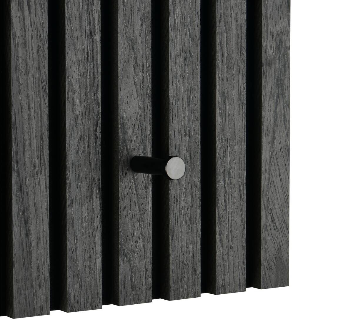 Wandgarderobe Grace schwarz B/H/T: ca. 60x30x7 cm