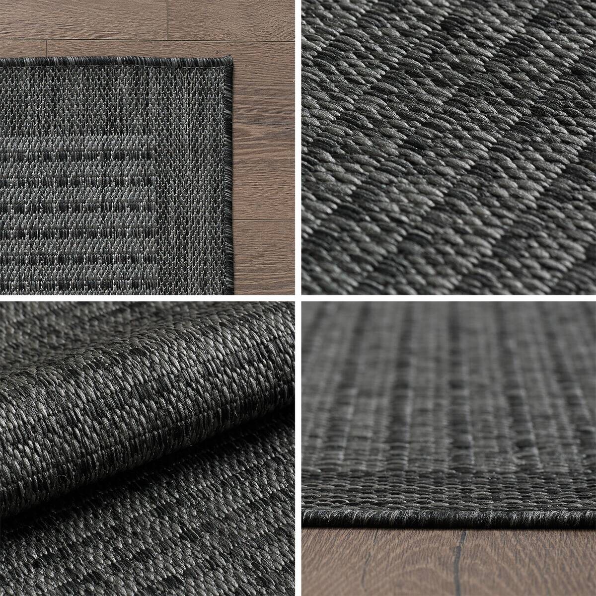 Ayyildiz Teppich GIZA schwarz B/L: ca. 200x290 cm