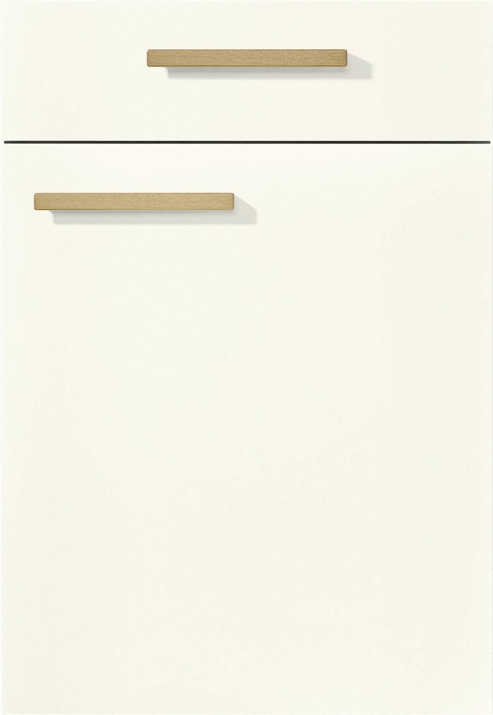 nobilia Doppelblock Easytouch Grafitschwarz Lacklaminat B/T: ca. 260x60 cm