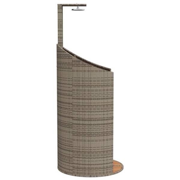 Gartendusche grau B/H/L: ca. 100x241,5x100 cm