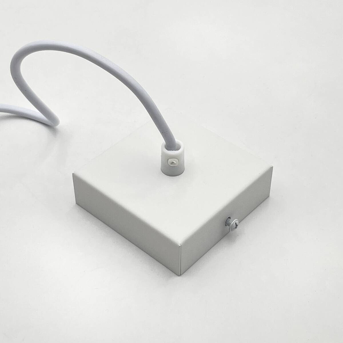 Lamkur Strahler Prisma weiß Stahl B/H/L: ca. 6,5x118x6,5 cm 1 Brennstellen