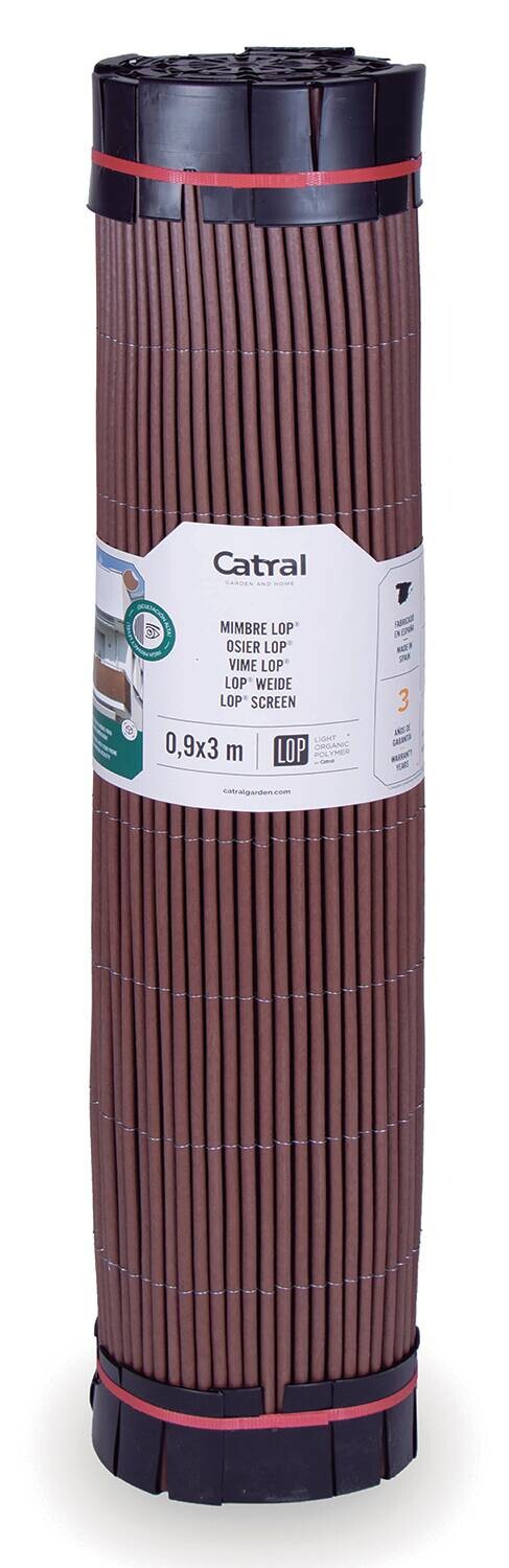 NORTENE Sichtschutz walnuss Holz B/H/L: ca. 300x17x150 cm