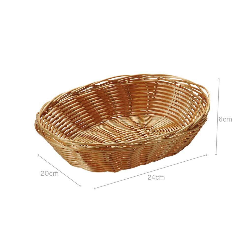 Kesper Brotkorb braun Kunststoff B/H/L: ca. 20x14x24 cm