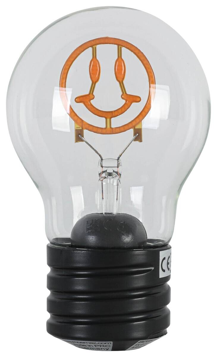 Nolo Akku-LED-Dekoleuchte Smily H/D: ca. 12x7 cm