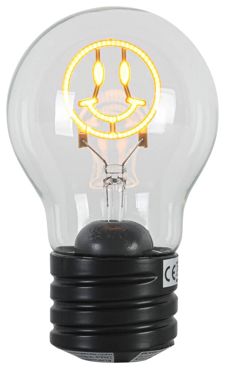 Nolo Akku-LED-Dekoleuchte Smily H/D: ca. 12x7 cm