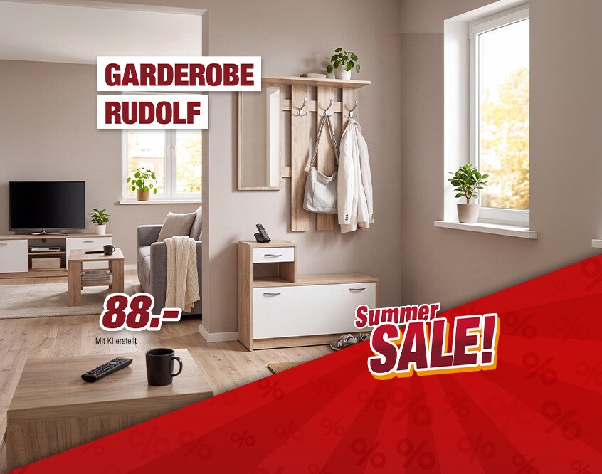 Unsere Werbe Highlights - Garderobe Rudolf