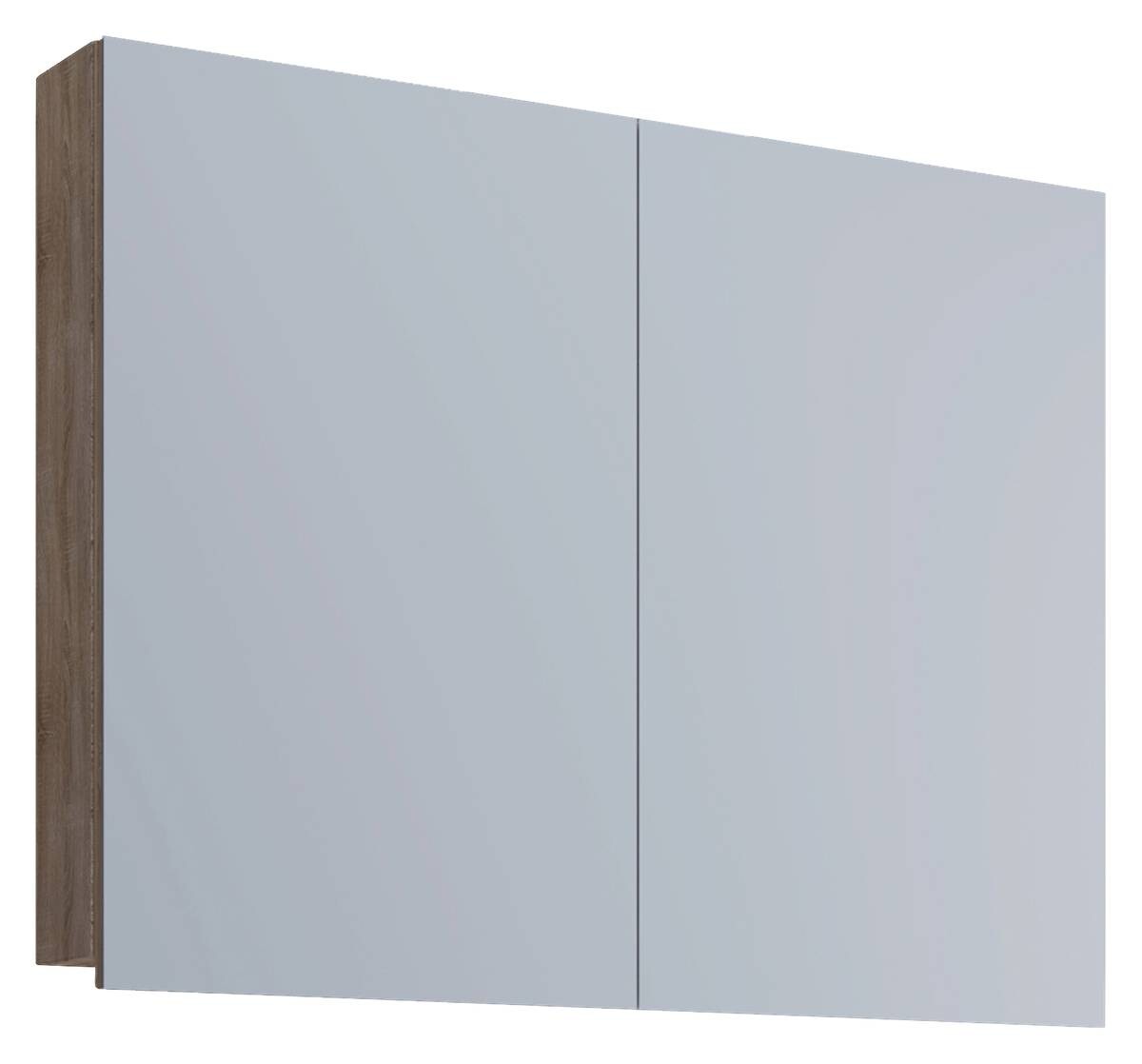 Spiegelschrank Badinos Eiche Sonoma Nachbildung B/H/T: ca. 80x62x12 cm